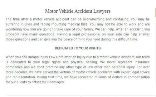 Barapp Injury Law Corp
53 Grafton St #203
Charlottetown, PE C1A 1K8
(902) 201-8463

https://barapplawmaritimes.ca/charlottetown/