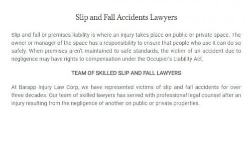 Barapp Injury Law Corp
835 Champlain St #200c
Dieppe, NB E1A 1P6
(506) 800-2819

https://barapplawmaritimes.ca/dieppe/