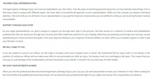 Barapp Injury Law Corp
35C Armstrong Blvd
Gander, NL A1V 1W5
(800) 960-3195

https://barapplawmaritimes.ca/gander/