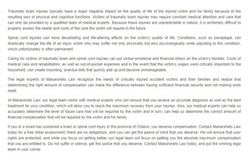 Makaronets Personal Injury Law
5 Peter St S, Second Floor, #8
Orillia, ON L3V 5A8
(705) 242-2761

https://makaronetslaw.ca/orillia-personal-injury-law.html