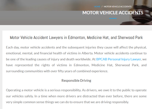 BPCAB Personal Injury Lawyer
258-150 Chippewa Rd
Sherwood Park, AB T8A 6A2
(587) 200-9898

https://abinjurylawyer.ca/sherwood-park/